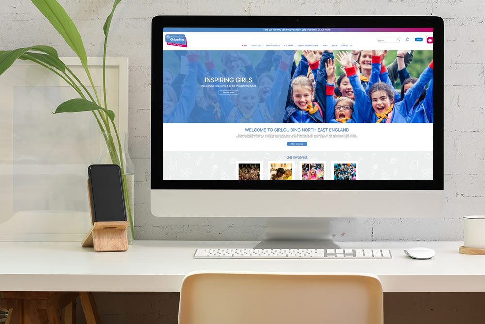 An image of a computer displaying a website